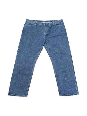 Wrangler Mens 46x30 Premium Quality Comfort Guaranteed Jeans Work Pants Medium